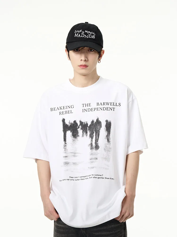 【24s April.】American High Street Retro Reflection T-shirt