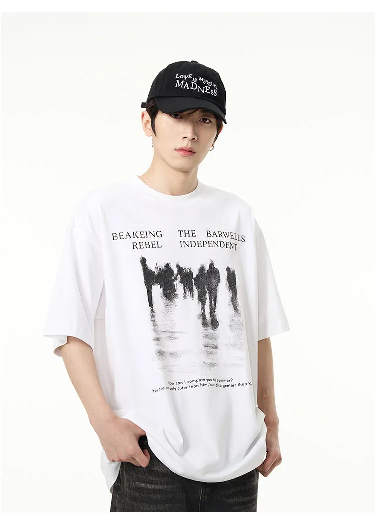 【24s April.】American High Street Retro Reflection T-shirt