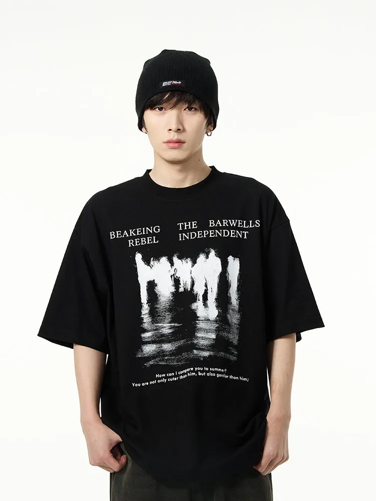 【24s April.】American High Street Retro Reflection T-shirt