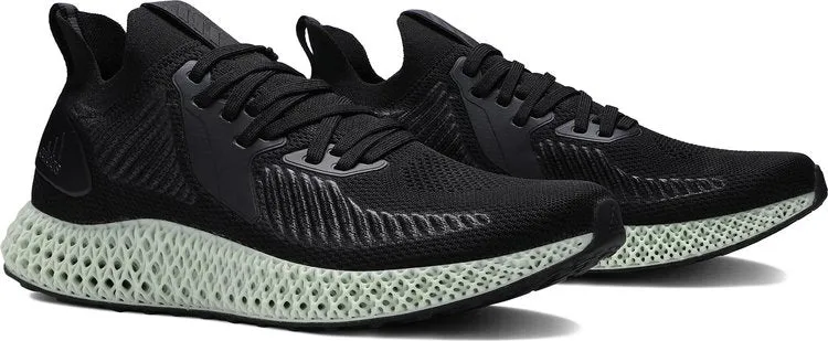 Adidas AlphaEdge 4D 'Core Black' Sneakers, black