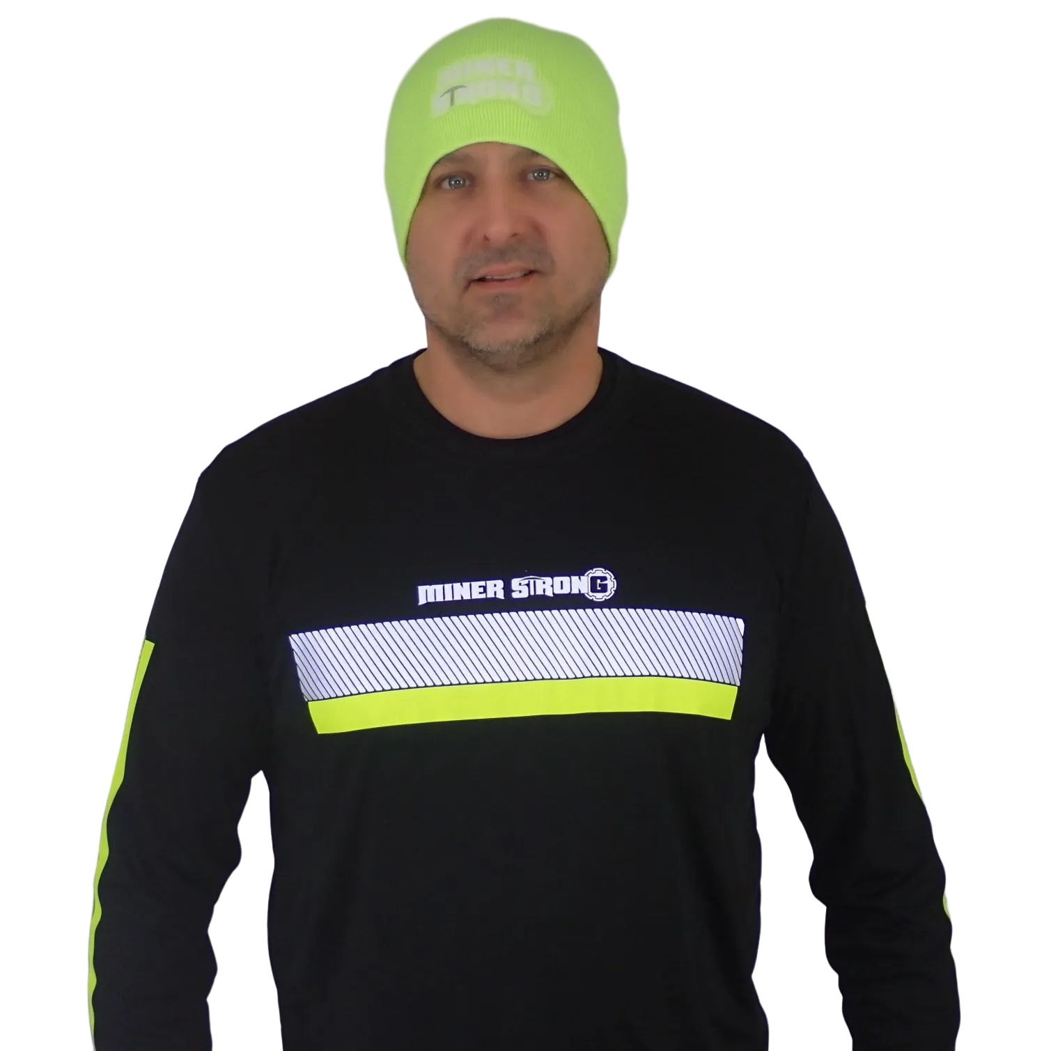 ANSI Class 2 Reflective Long Sleeve Safety Shirt w/ Hi Vis Strips