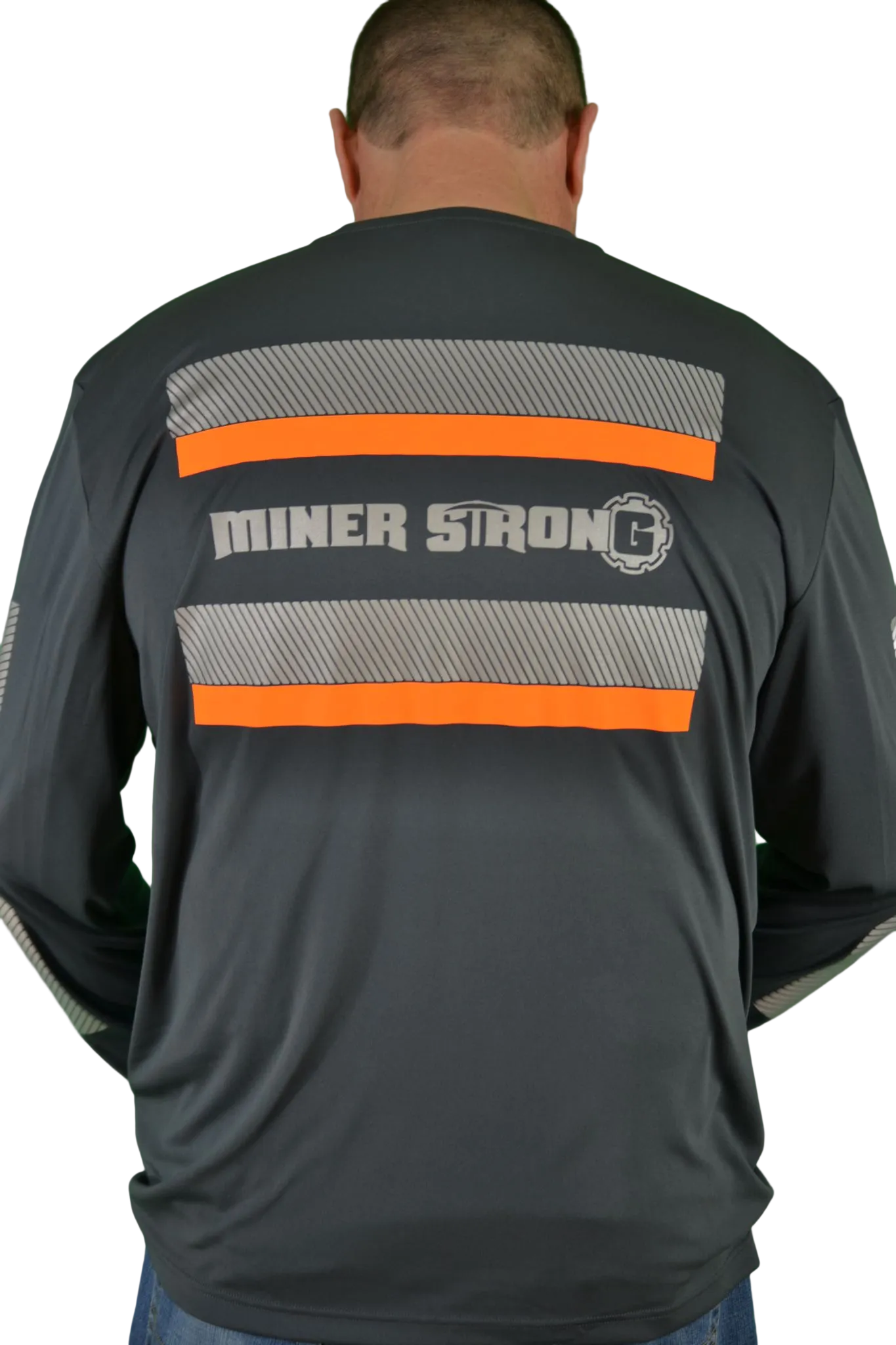 ANSI Class 2 Reflective Long Sleeve Safety Shirt w/ Hi Vis Strips