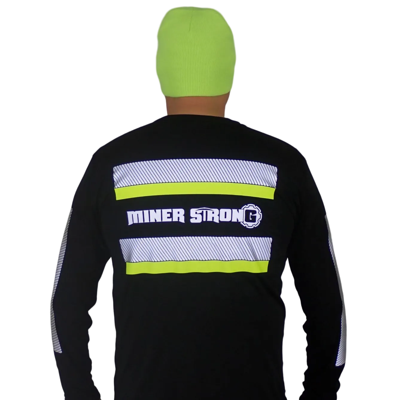 ANSI Class 2 Reflective Long Sleeve Safety Shirt w/ Hi Vis Strips