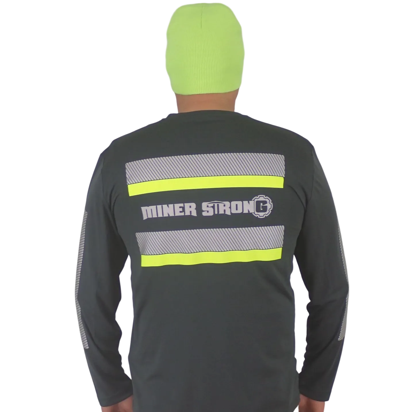 ANSI Class 2 Reflective Long Sleeve Safety Shirt w/ Hi Vis Strips