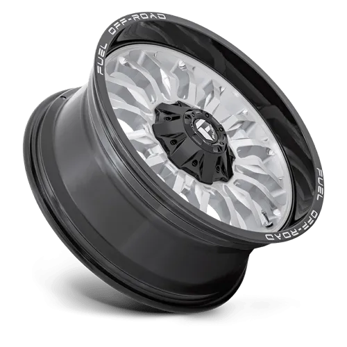 ARC D798 20.0X10 8X180 SLVR-BRSH BLK-LP -18MM