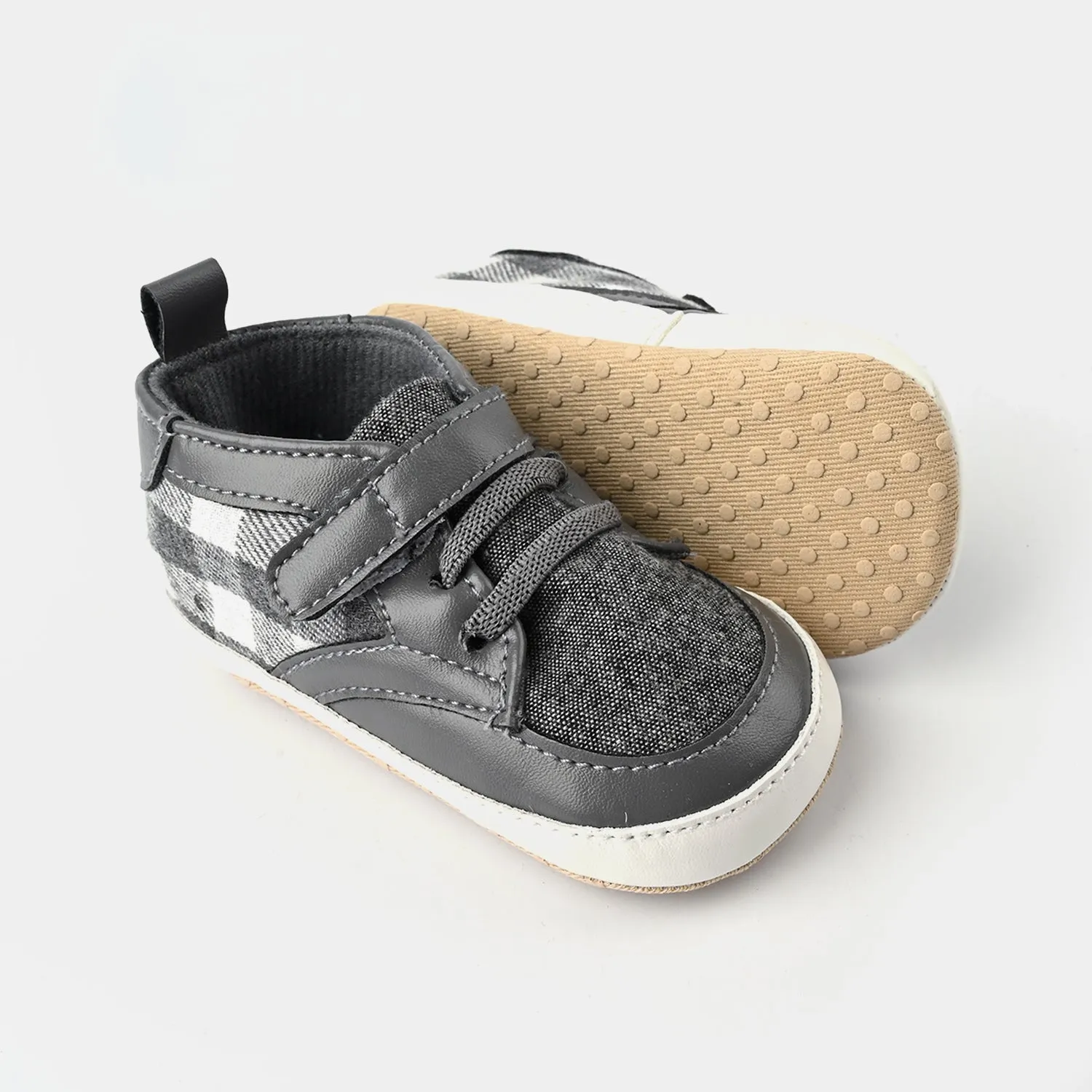 Baby Boy Shoes F48-GREY