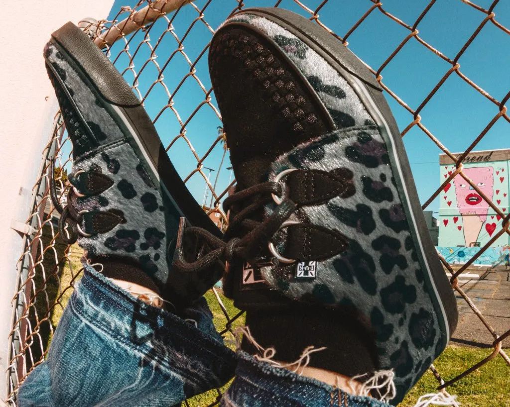 Black & Grey Leopard Hair Sneaker