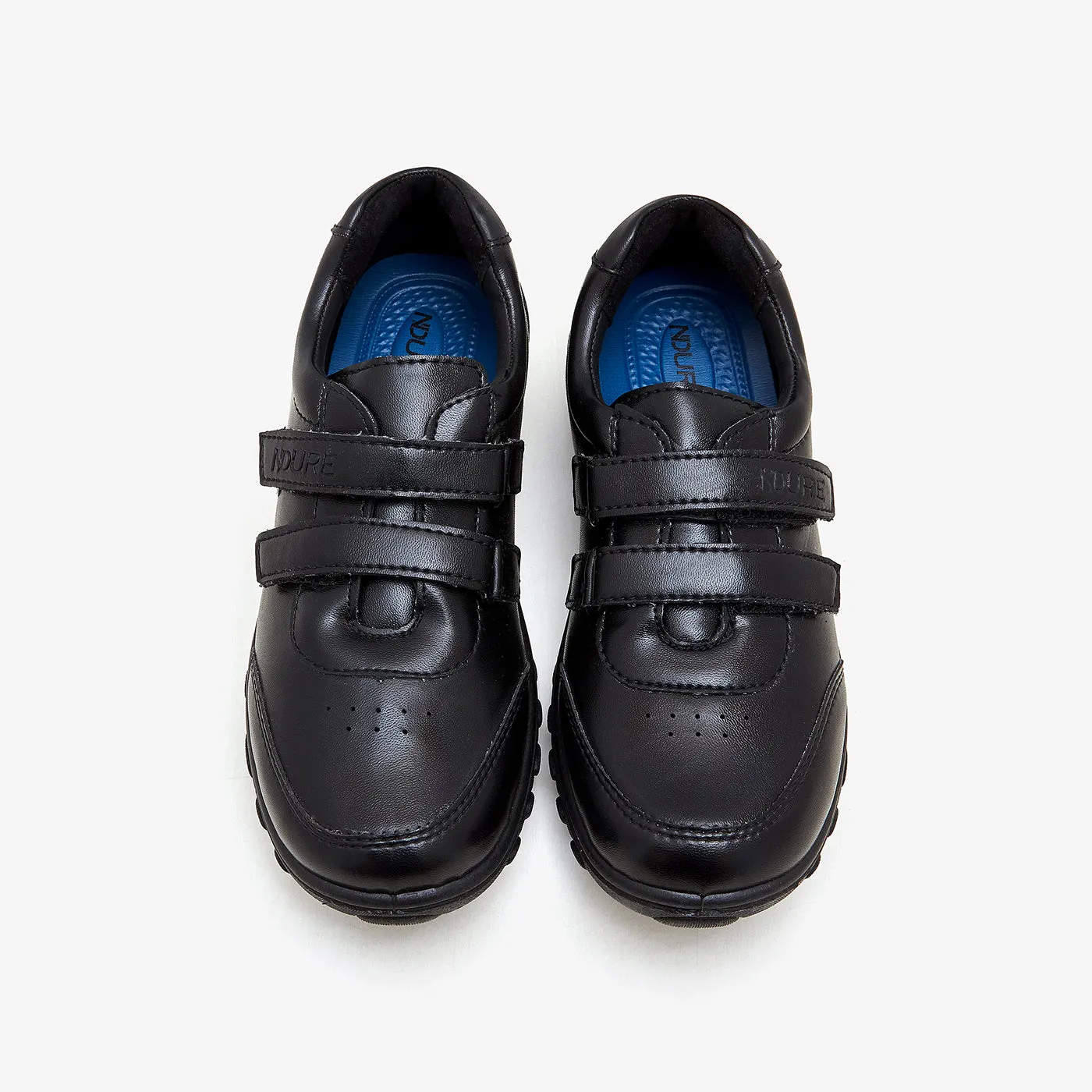 Boys Dual Strap School Shoes