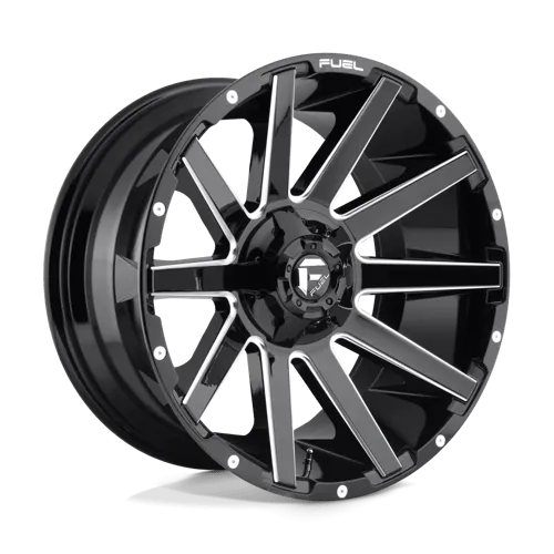 CONTRA D615 22.0X12 5X5.5/150 GL-BLK-MIL -44MM