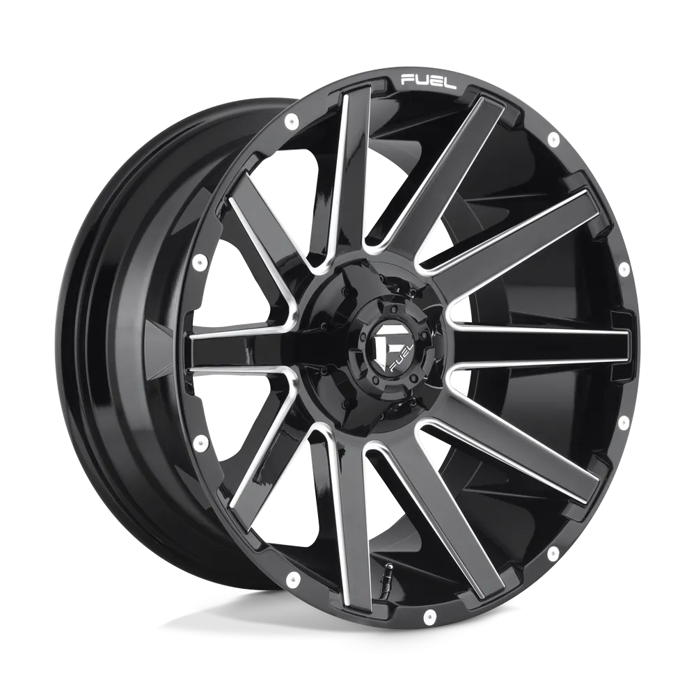 CONTRA D615 22.0X12 5X5.5/150 GL-BLK-MIL -44MM