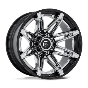 D401 22.0X10 8X6.5 CHR G-BLK -18MM