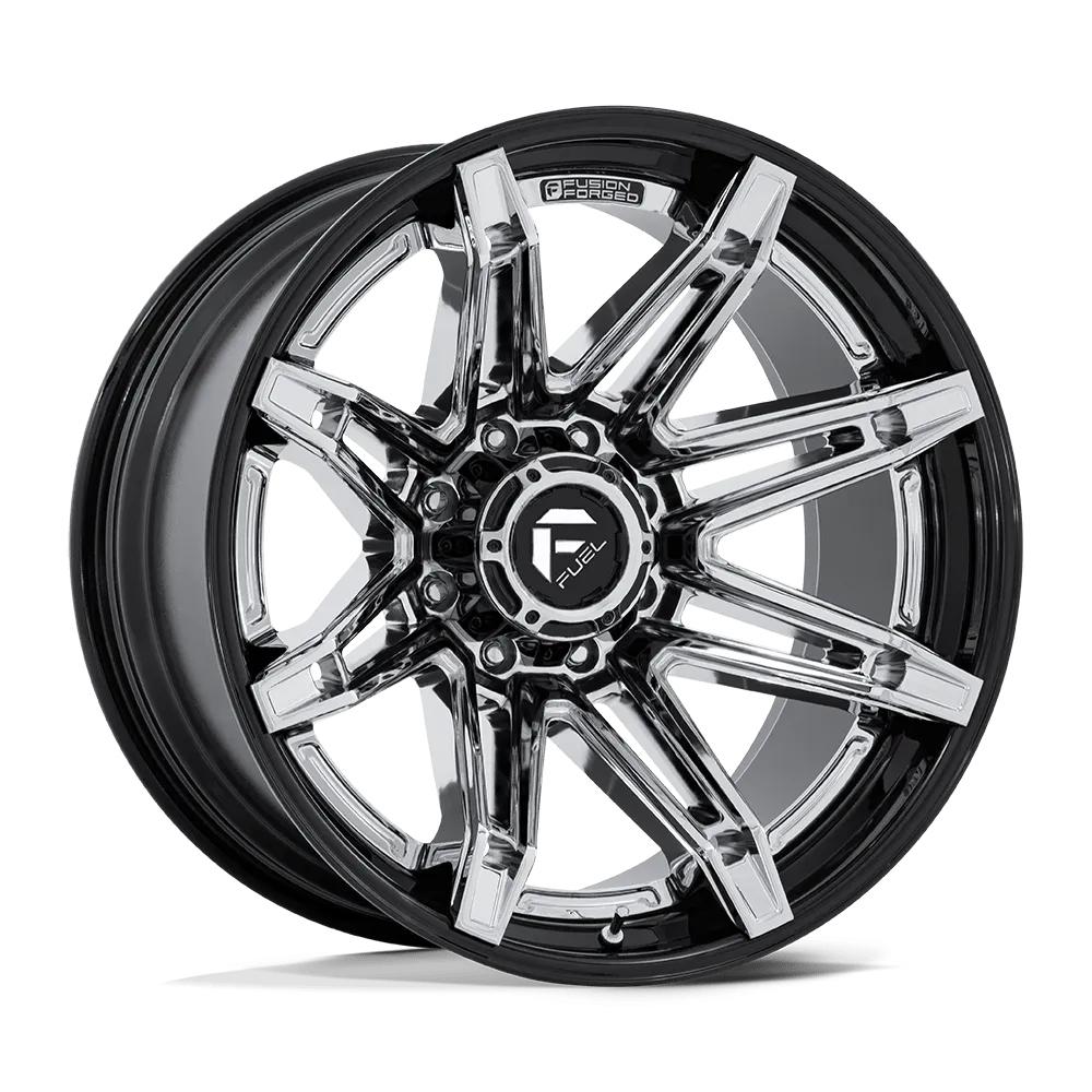 D401 22.0X10 8X6.5 CHR G-BLK -18MM