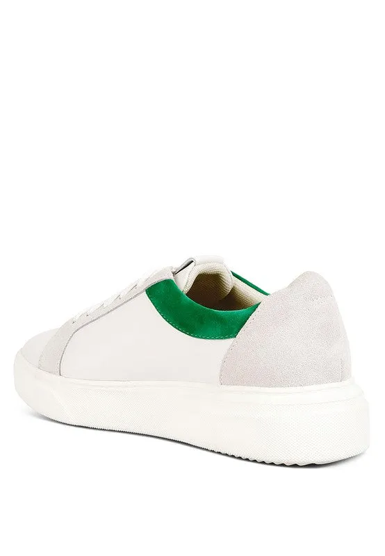 Endler Color Block Leather Sneakers - online exclusive