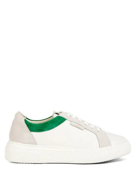 Endler Color Block Leather Sneakers - online exclusive