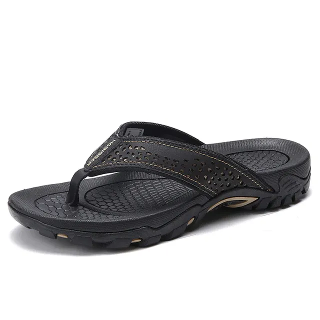 Frank Men's Summer Leather Slipper