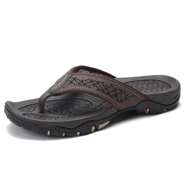 Frank Men's Summer Leather Slipper