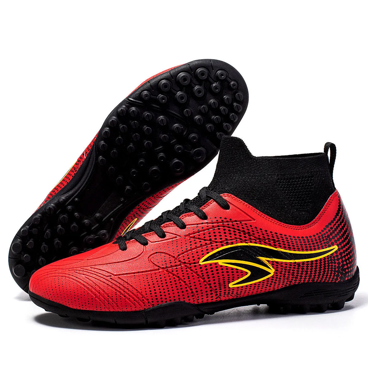 High-Top Soccer Cleats for Adult, Large Sizes, Training