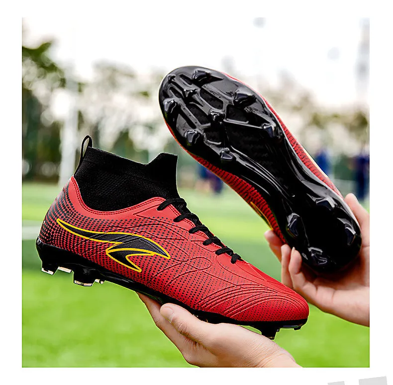 High-Top Soccer Cleats for Adult, Large Sizes, Training