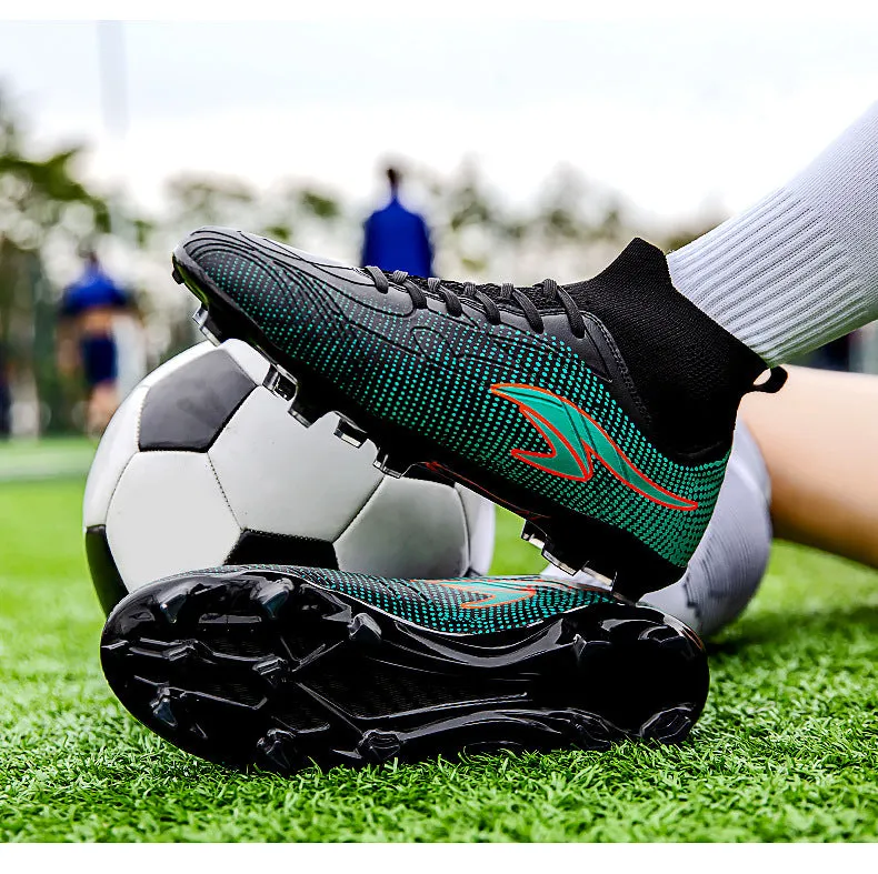 High-Top Soccer Cleats for Adult, Large Sizes, Training