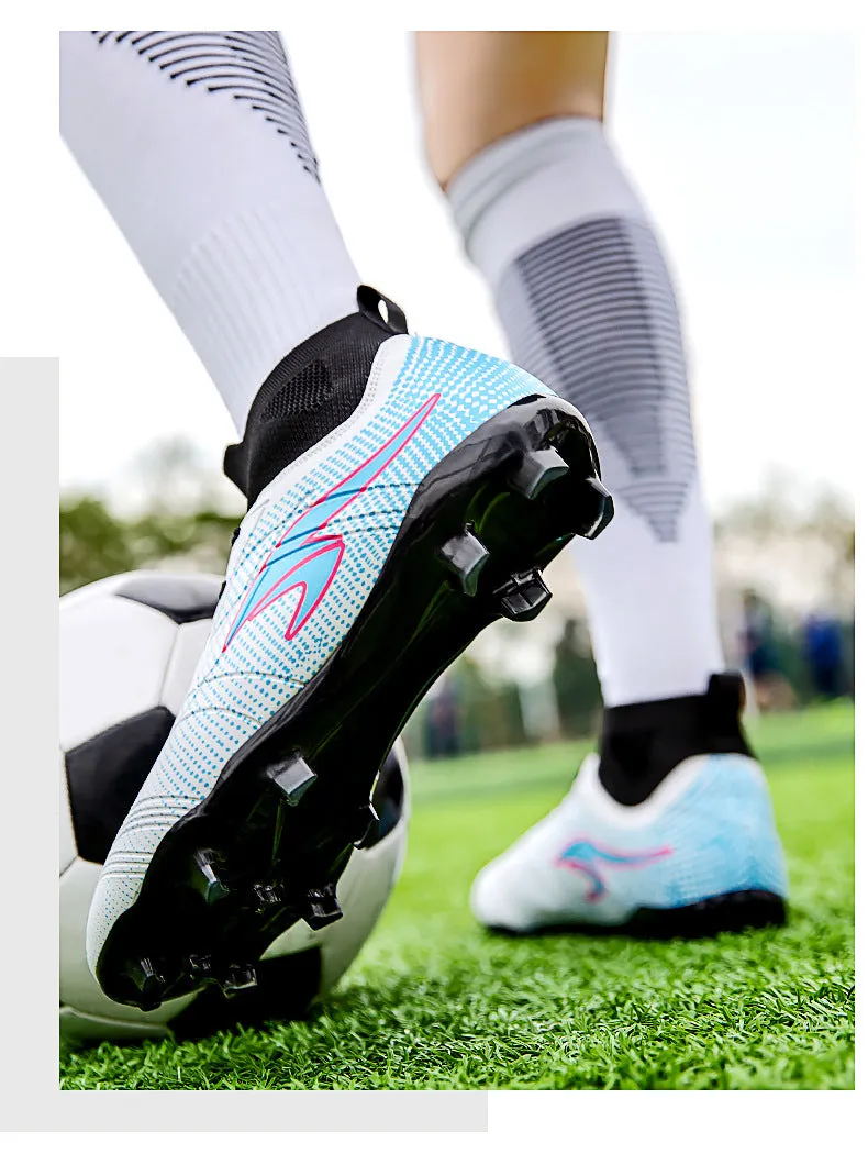 High-Top Soccer Cleats for Adult, Large Sizes, Training