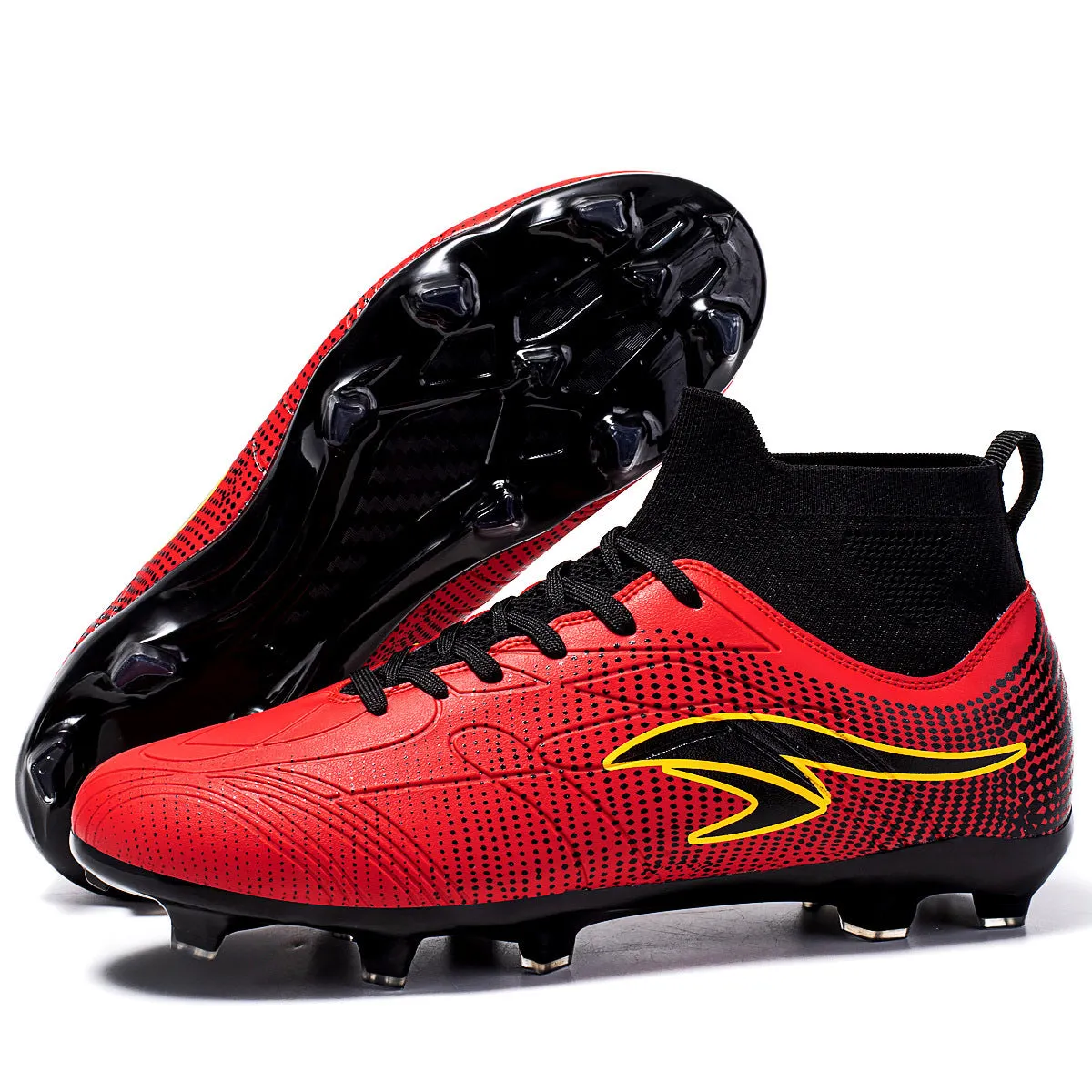 High-Top Soccer Cleats for Adult, Large Sizes, Training