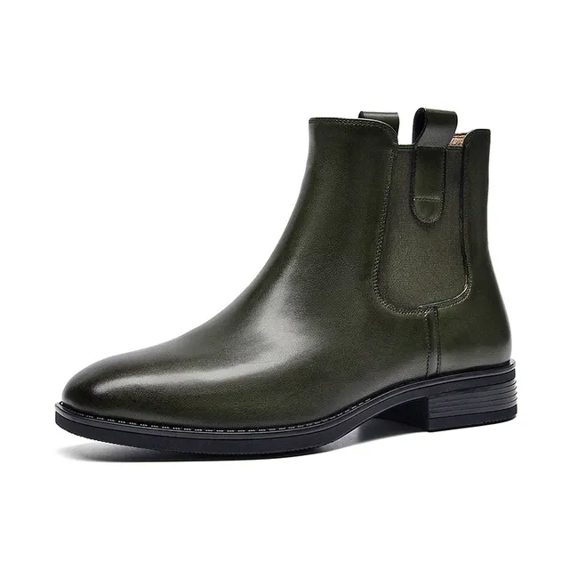 Kent Women's Genuine Leather Black Boots