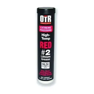 OTR Hi-Temp Red NLGI 2 Lithium Grease 14 oz | PTGRBRG214OZ