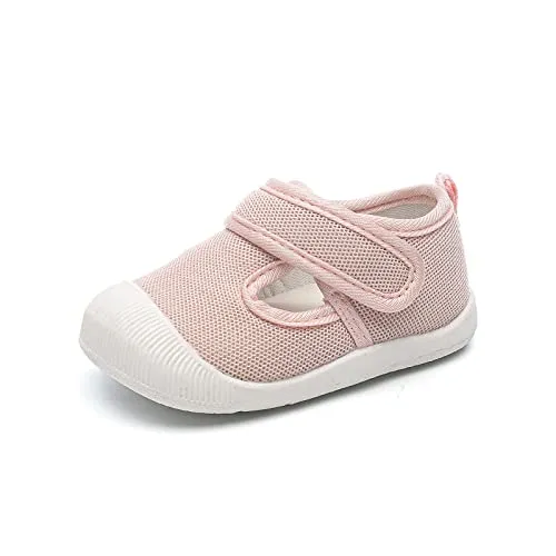 peggy piggy Baby Shoes Boy&Girl Baby Walking Shoes Infant Sneakers Non-Slip First Walking Shoes Breathable Mesh Shoes 6 9 12 18 Months