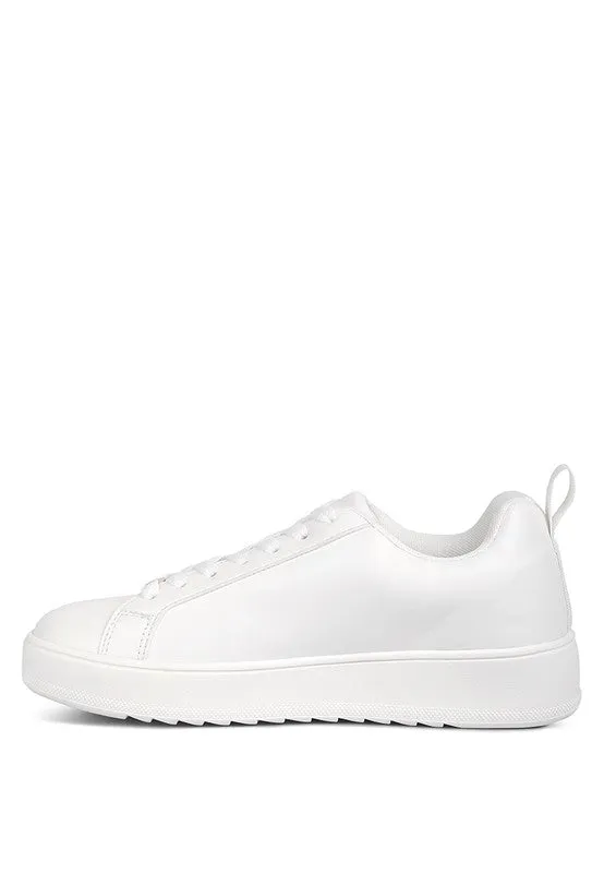 Roxy Faux Leather Sneakers