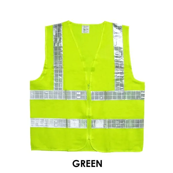 SAFETY VEST WITH REFLECTIVE STRIPS