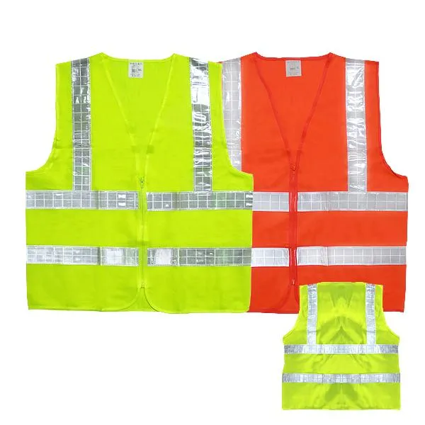 SAFETY VEST WITH REFLECTIVE STRIPS