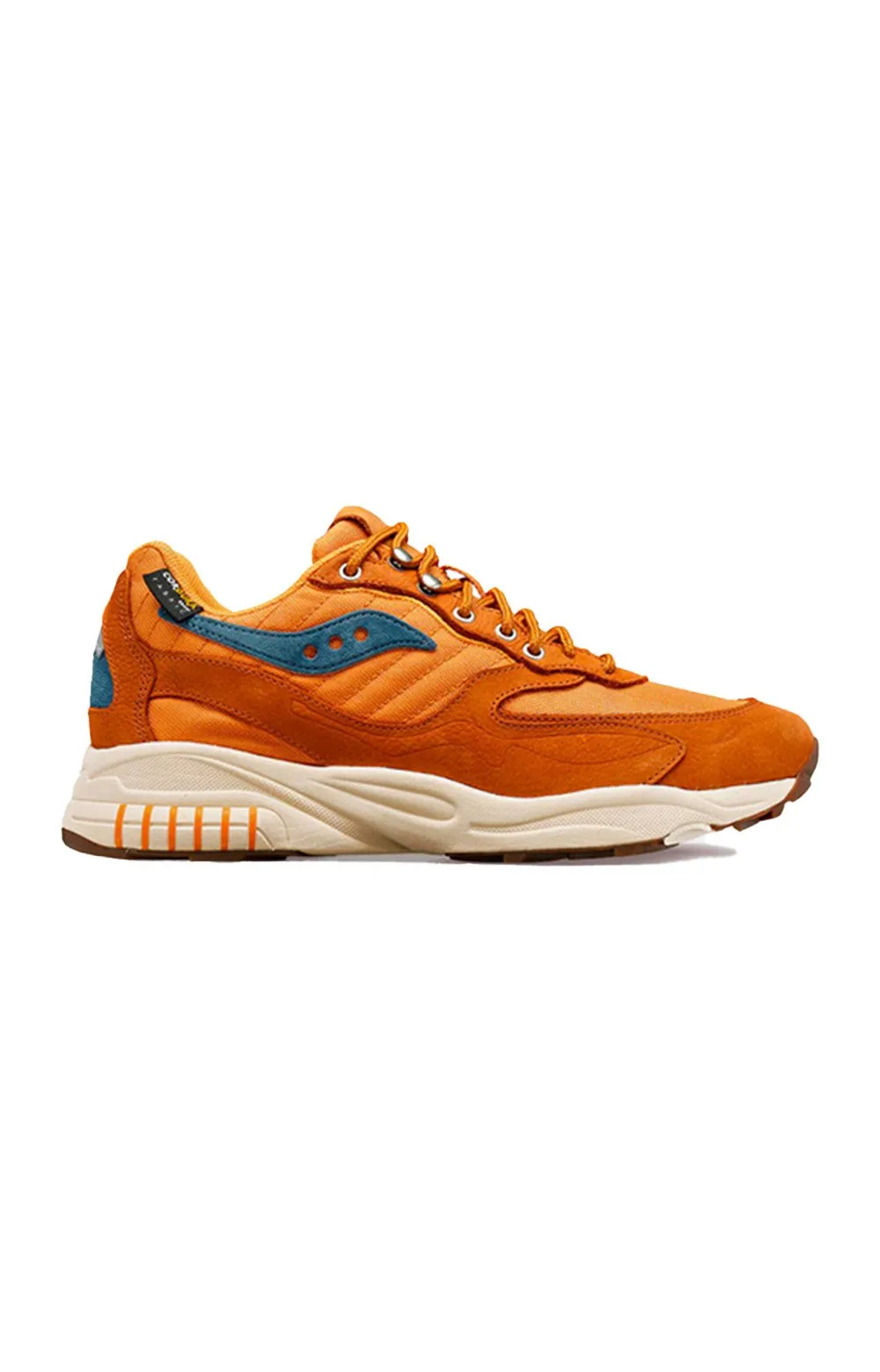 Saucony 3D Grid Hurricane Running Shoes - Rust and Brown