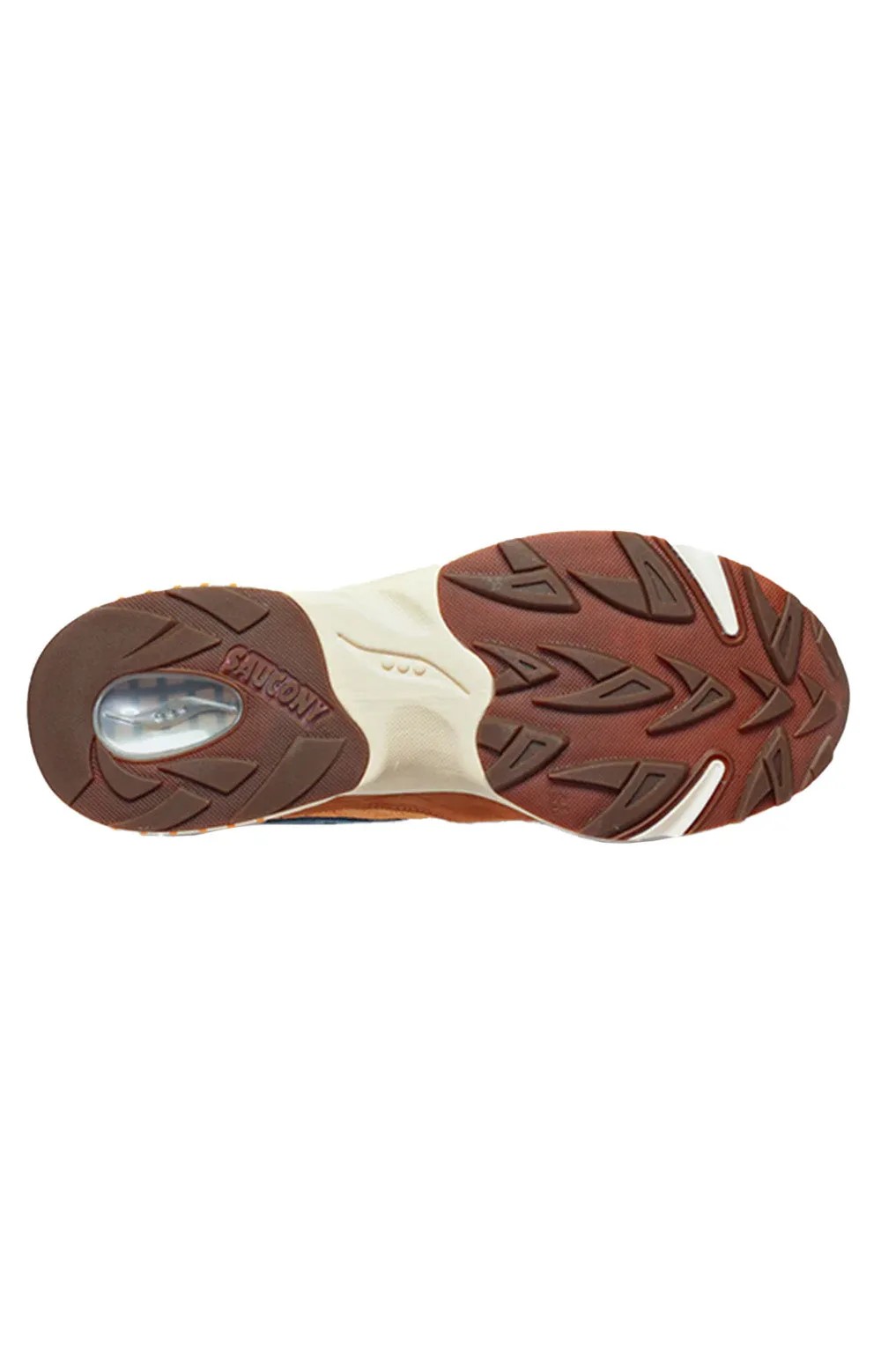 Saucony 3D Grid Hurricane Running Shoes - Rust and Brown