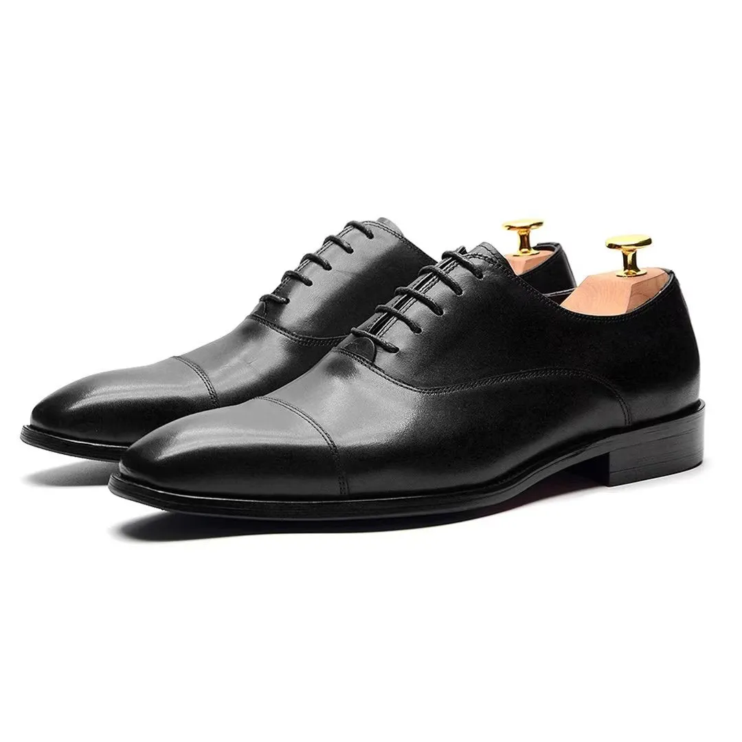 Smooth Elegance Slip-On Dress Shoes