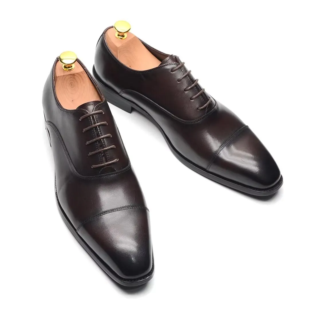 Smooth Elegance Slip-On Dress Shoes