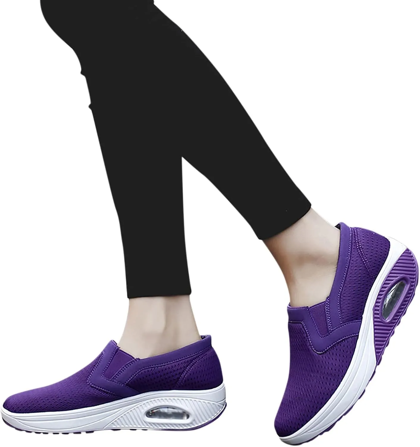 Women's Running Shoes Platform Heel Casual Comfort Shoes Comfortable Soft Breathable Fashion   B288467